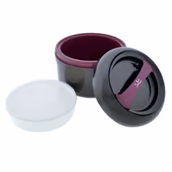 JATA 942, Boîte de rangement alimentaire, Adulte, Noir, Violet, Monochromatique, Rond, Garçon/Fille