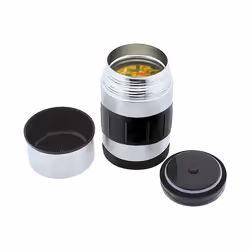 JATA MOD. 827 thermos 0,75 L Noir, Acier inoxydable