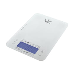 JATA MOD.762 escabeaux de cuisine Blanc Comptoir Rectangle Balance de ménage électronique