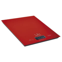 JATA Mod. 729R Rouge Comptoir Rectangle Balance de ménage électronique