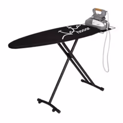 JATA SUPREMA, Planche à repasser Full-size, Coton, Noir, 1300 x 470 mm, 95 cm, 1570 x 470 x 70 mm
