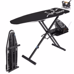 JATA XL OPTIMA PRO, Planche à repasser Full-size, Coton, Noir, 1370 x 450 mm, 93 cm, 1140 x 460 x 130 mm