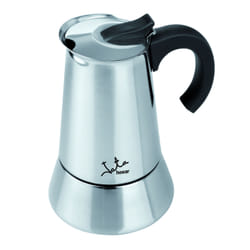 JATA Odin Cafetière à moka Noir, Acier inoxydable