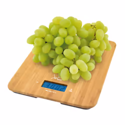 JATA 720 escabeaux de cuisine Bambou Balance de ménage électronique