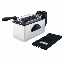 Comelec FR 3071, Friteuse, 3 L, Unique, Noir, Blanc, Rotatif, Autonome