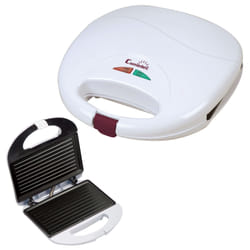 Comelec SA 1205 gaufrier et appareil à croque-monsieur 700 W Blanc