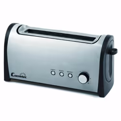 Comelec TP1721, 1 part(s), Noir, Acier inoxydable, Acier inoxydable, Boutons, Rotatif, 1000 W, 220 - 240 V