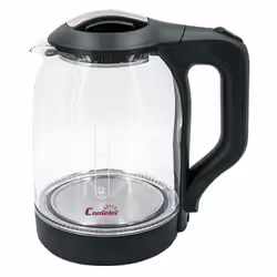 Comelec WK7319, 1,8 L, 1500 W, Noir, Transparent, Indicateur de niveau d'eau, Arrêt de sécurité en cas de surchauffe