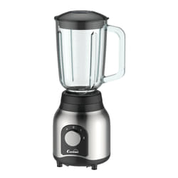 Comelec BL7156 blender 1,5 L Mélangeur de table 600 W Noir, Acier inoxydable