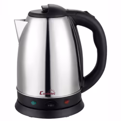 Comelec WK 7320, 1,5 L, 1500 W, Acier inoxydable, Acier inoxydable, Thermostat réglable, Indicateur de niveau d'eau