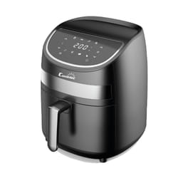 Comelec FA3503 friteuse Unique 3,5 L 1000 W Friteuse d’air chaud Noir, Argent