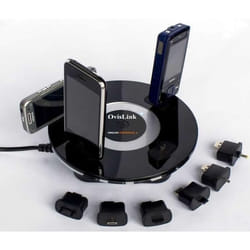 OvisLink ARGON 6U Téléphone portable, MP3, MP4, Consoles portables Noir Secteur Intérieure