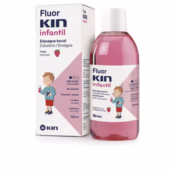 Fluorkin Bain de bouche anti-carie Enfant #fraise