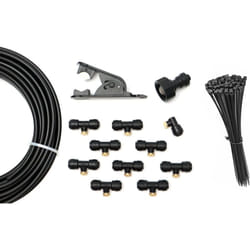 Superfish - superfog - Système de brumisation domestique pour rafraîchir patio ou jardin. Avec 10 buses ou points de refroidissement, Noir, SF3050