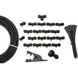 Superfog - Système de brumisation domestique pour rafraîchir patio ou jardin. Avec 18 buses ou points de refroidissement, Noir, SF3051
