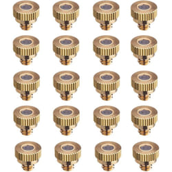 Superfish - superfog - Lot de 20 buses en laiton pour systèmes de brumisation. Filetage compatible avec 99% des systèmes. Orifice de 0,3 mm.