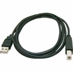 3GO 1.8m USB 2.0 A/B, 1,8 m, USB A, USB B, Mâle/Mâle, 480 Mbit/s, Noir