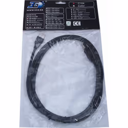 3GO 1.8m USB 2.0 A/B câble USB 1,8 m USB A USB B Noir