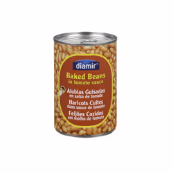 Haricot blanc cuit à la sauce tomate - diamir