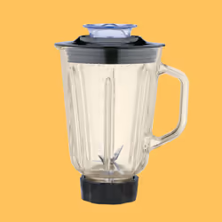 TM Electron TMPBA012 1,5 L Mélangeur de table 500 W Noir, Acier inoxydable, Transparent