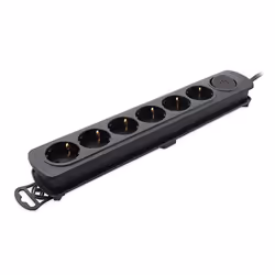 TM Electron Multiprise 6 Prises avec Interrupteur 250 V