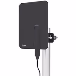 TM Electron tmant015 – Antenne amplifié de TV pour extérieur et intérieur Couleur Noir