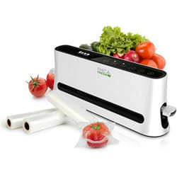 Tm Electron - TMVAC001 - Machine à emballer sous vide automatique multifonctionnelle, blanche, avec chambre à liquide