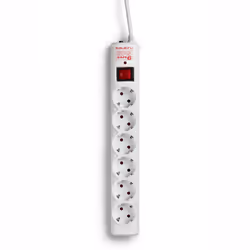 Salicru SPS SAFE 6, 238 J, 6 sortie(s) CA, Type F, 250 V, 50 Hz, 10 A