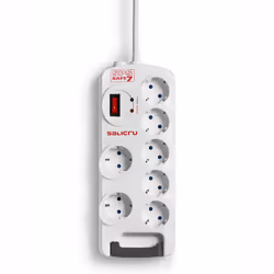 Salicru SPS SAFE 7, 918 J, 7 sortie(s) CA, Type F, 250 V, 50 Hz, 10 A