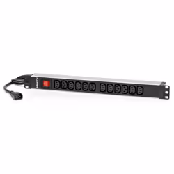 Salicru SPS 12F PDU C13/C14, Bloc d'alimentation, Noir, Aluminium, 1U, 1,5 m, -15 - 60 °C