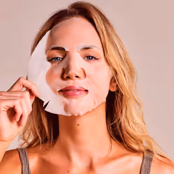 Masque visage en tissu hydratant aloe + thé vert + ginseng + Ha