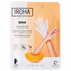 Iroha Nature Réparatrices Gants Masque - Pêche 2 x 9ml