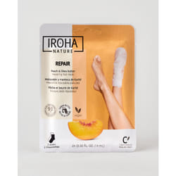 Iroha Nature Réparatrices Chaussettes Masque - Pêche 2 x 9 ml