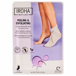 Iroha Nature Exfoliantes Chaussettes Masque - Lavande 2 x 20 ml