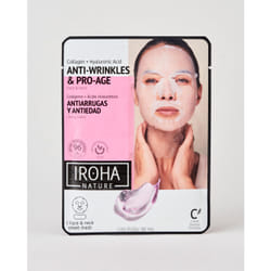 Iroha Nature Anti-âge visage et Cou Masque Tissu - Collagène 30 ml