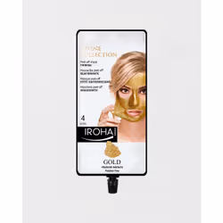 Iroha Nature EFFET RAFFERMISSANT Masque Peel-Off - OR 24K 4 uses