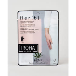 Iroha Nature Masque Gants Cannabis Réparateurs & Relaxants 1 pair