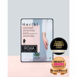 Iroha Nature Masque Gants Cannabis Réparateurs & Relaxants 1 pair