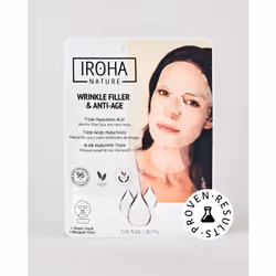 Iroha Nature Masque Repulpant et Anti-Âge à l'Acide Hyaluronique Triple 30 ml