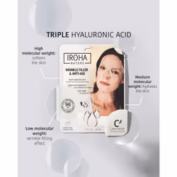 Iroha Nature Masque Repulpant et Anti-Âge à l'Acide Hyaluronique Triple 30 ml - Vue supplémentaire 4