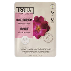 Masque facial en tissu Rose musquée 1 u