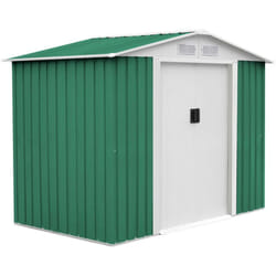 Gardiun - Abri de Jardin en Métal Glasgow 6,3 m² 241x261x198 cm Ext. Acier Galvanisé Vert