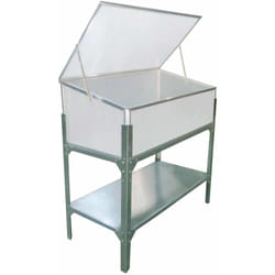 Gardiun - Carré Potager sur Pieds avec Serre Jaca Élevé i Monopente 104x53x108 cm Polycarbonate Transparent