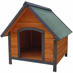 Niche en bois de pin massif de 10 mm , idéale pour les petits chiens . Il est recommandé de l'utiliser à l'extérieur car son ...