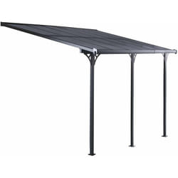 Pergola Gardiun Elliot - 15 m² 495x300x225/270 cm Aluminium et Polycarbonate