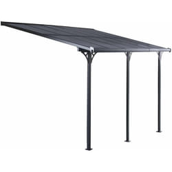 Pergola Gardiun Elliot - 18,8 m² 619x305x227/272 cm Aluminium et Polycarbonate
