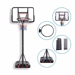 Panier de Basket - DEVESSPORT - Réglable 190-305m - Base Mobile - Extérieur - Arceau Ø47cm