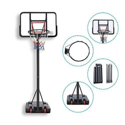 Panier de Basket - DEVESSPORT - Réglable 190-305m - Base Mobile - Extérieur - Arceau Ø47cm