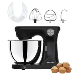 Robot Pâtissier PRIXTON KR350 Multifonctions 8 litres 2000W 6 Vitesses 3 accessoires Matte Black