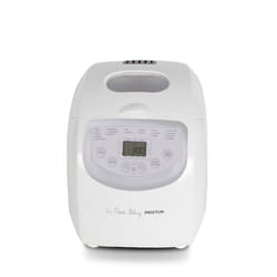Machine à Pain PRIXTON La Petite Bakery avec 19 Programmes de Cuisson 3 degrés de dorage Capacité 1000 g Minuteur 650 W Blanc